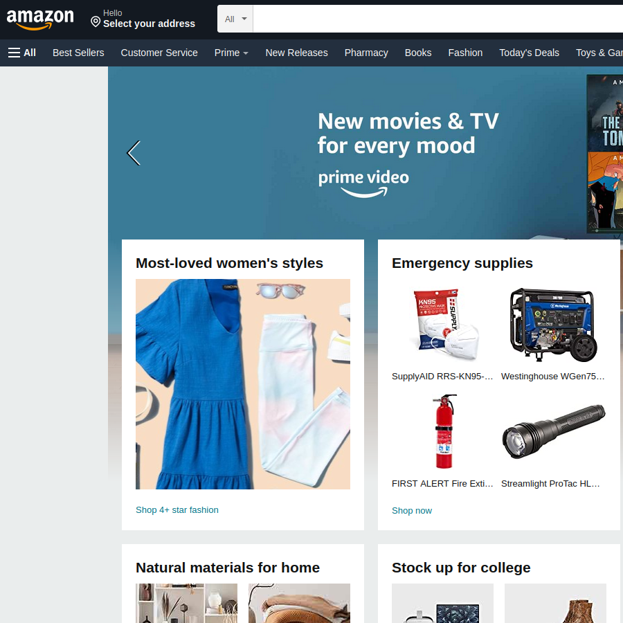 Automatically Focus on Amazon’s Search Bar